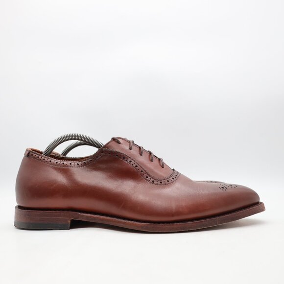 Allen Edmonds Cornwallis Men's 12 D Brown Leather Dress Shoes Handcrafted USA - Picture 1 of 12